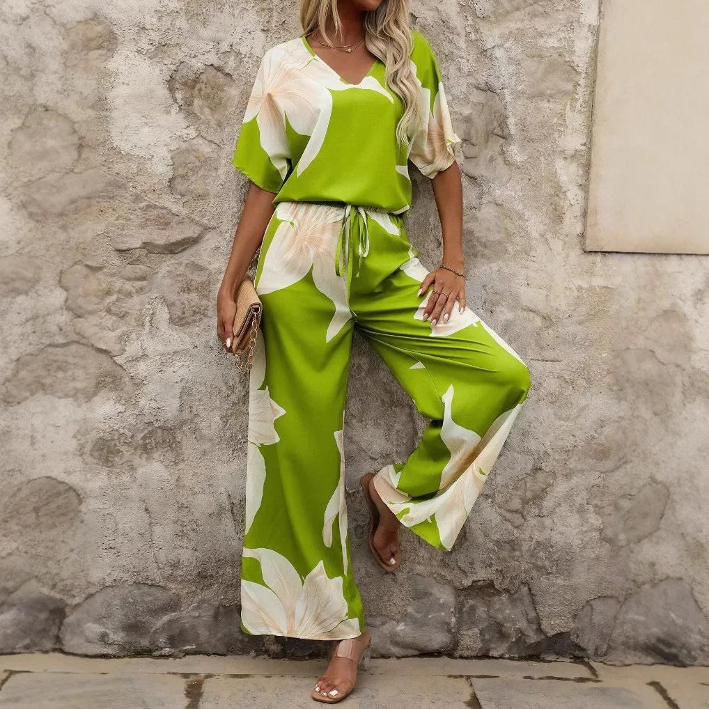 SAIDE™ | S9 TWO PIECE SET - BATWING SLEEVE TOP AND PANTS