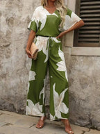 SAIDE™ | S9 TWO PIECE SET - BATWING SLEEVE TOP AND PANTS