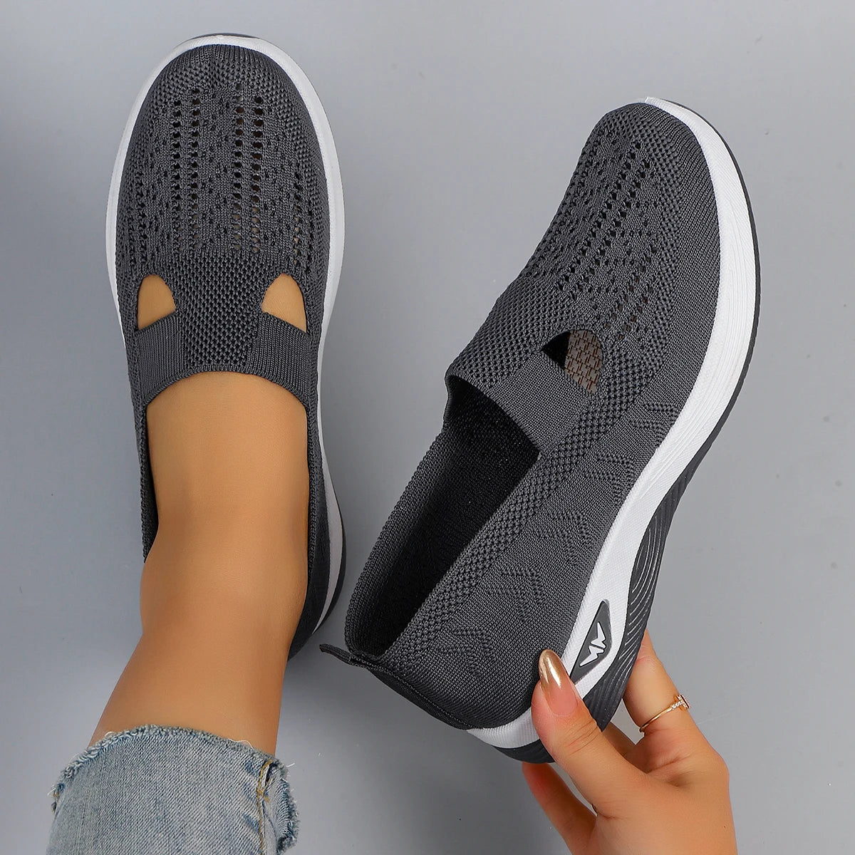 SAIDE™ | S94 SHOES - WOMEN'S SUMMER BREATHABLE MESH FLAT CASUAL SNEAKERS