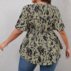 SAIDE™ | S195 TOP - PLUS SIZE CASUAL TOP