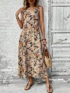 SAIDE™ | S3 FLORAL DRESS - ELEGANT A-LINE SUMMER DRESS