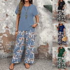 SAIDE™ | S71 SET - CASUAL LOOSE PRINTED PANTS TWO PIECE SET