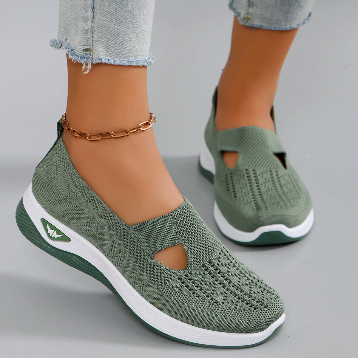 SAIDE™ | S94 SHOES - WOMEN'S SUMMER BREATHABLE MESH FLAT CASUAL SNEAKERS