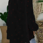 SAIDE™ | S156 TOP - BOHO V-NECK PRINT PULLOVER