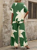 SAIDE™ | S9 TWO PIECE SET - BATWING SLEEVE TOP AND PANTS