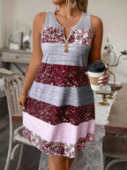 SAIDE™ | S170 DRESS - PLUS SIZE ELEGANT MAXI DRESS