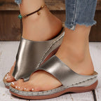 SAIDE™ | S51 SLIPPERS - SUMMER ROUND TOE FLAT BEACH SLIPPERS