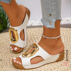 SAIDE™ | S47 SLIPPERS - SUMMER BEACH SLIP-ON WEDGE SLIPPERS