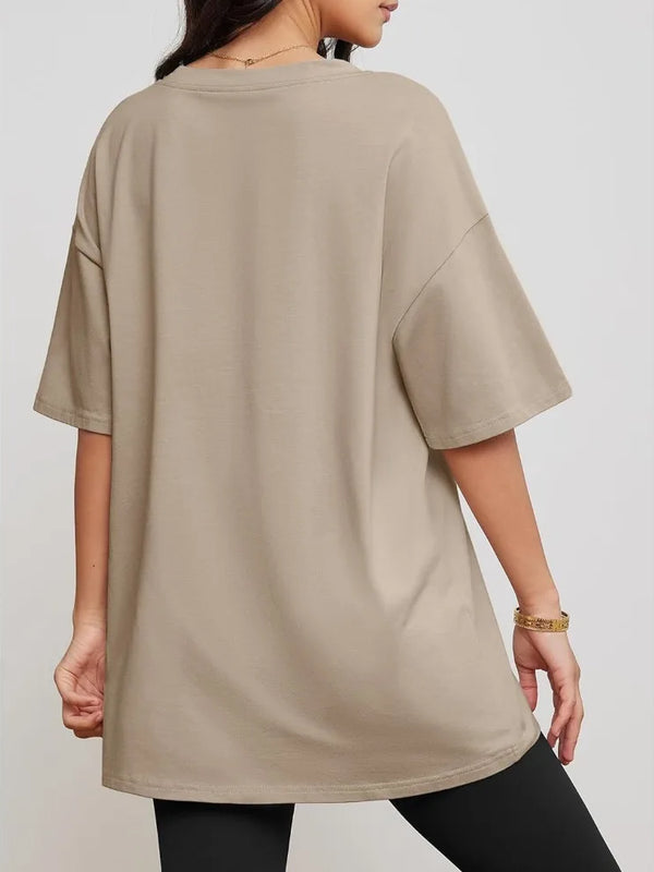 SAIDE™ | S186 TOP - VINTAGE V-NECK LOOSE PULLOVER BLOUSE