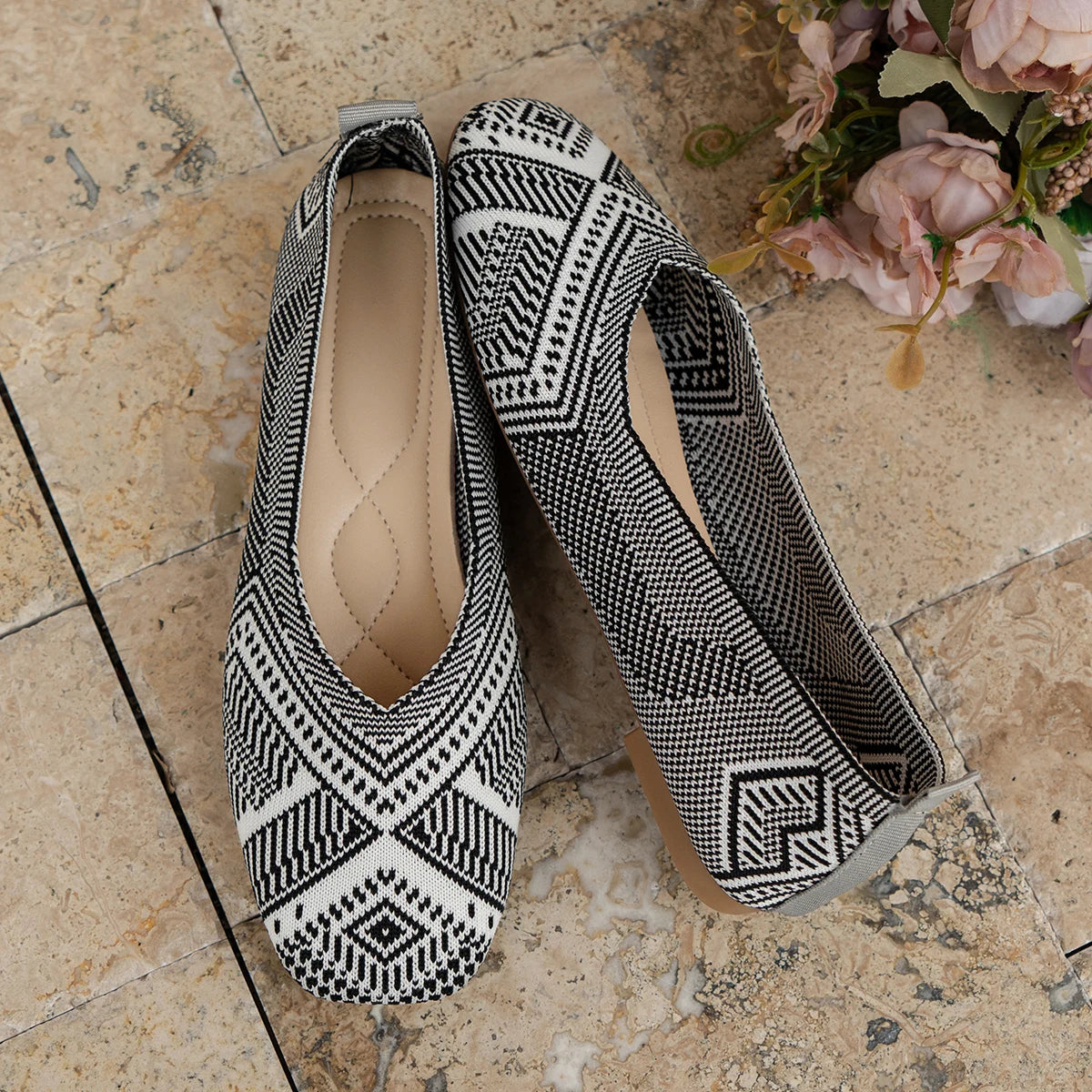 SAIDE™ | S95 SHOES - MINIMALIST SQUARE-TOE FLAT SLIP-ON SHOES
