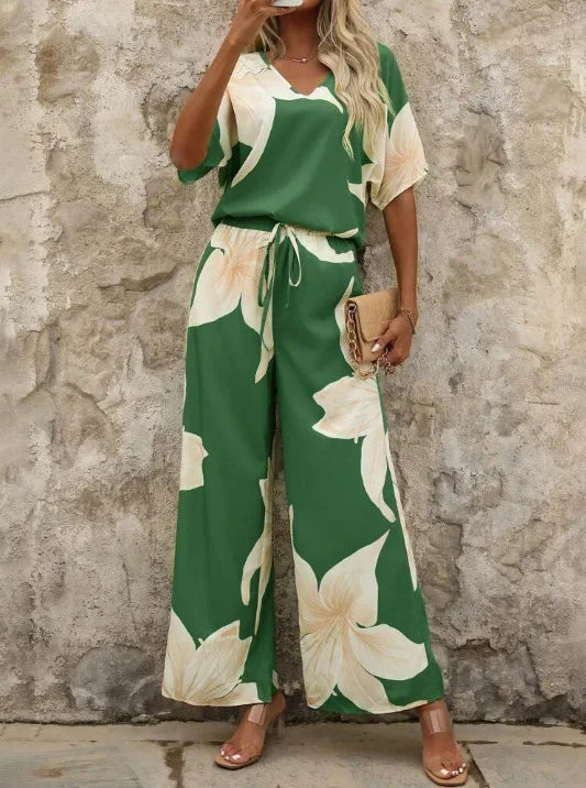 SAIDE™ | S9 TWO PIECE SET - BATWING SLEEVE TOP AND PANTS