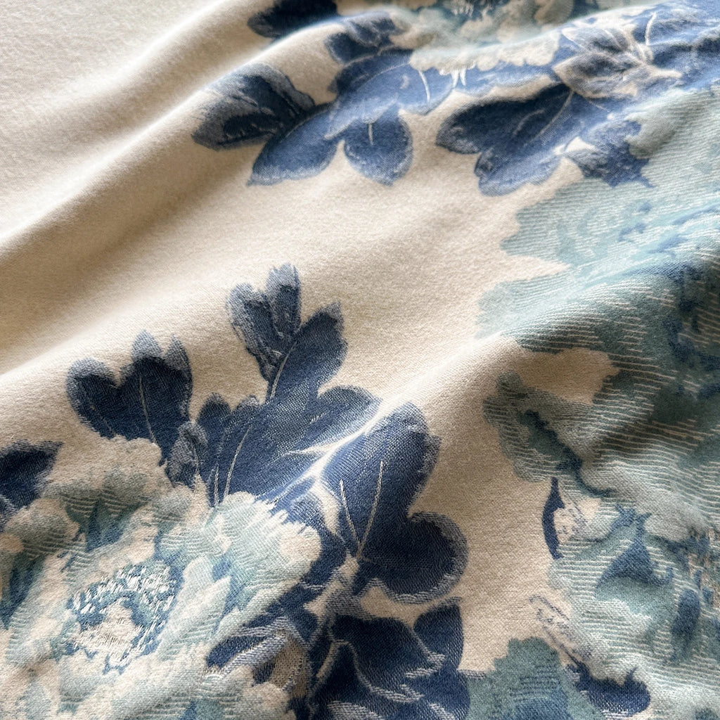 SAIDE™ | S154 SCARF - AUTUMN WINTER FLORAL CASHMERE SHAWL