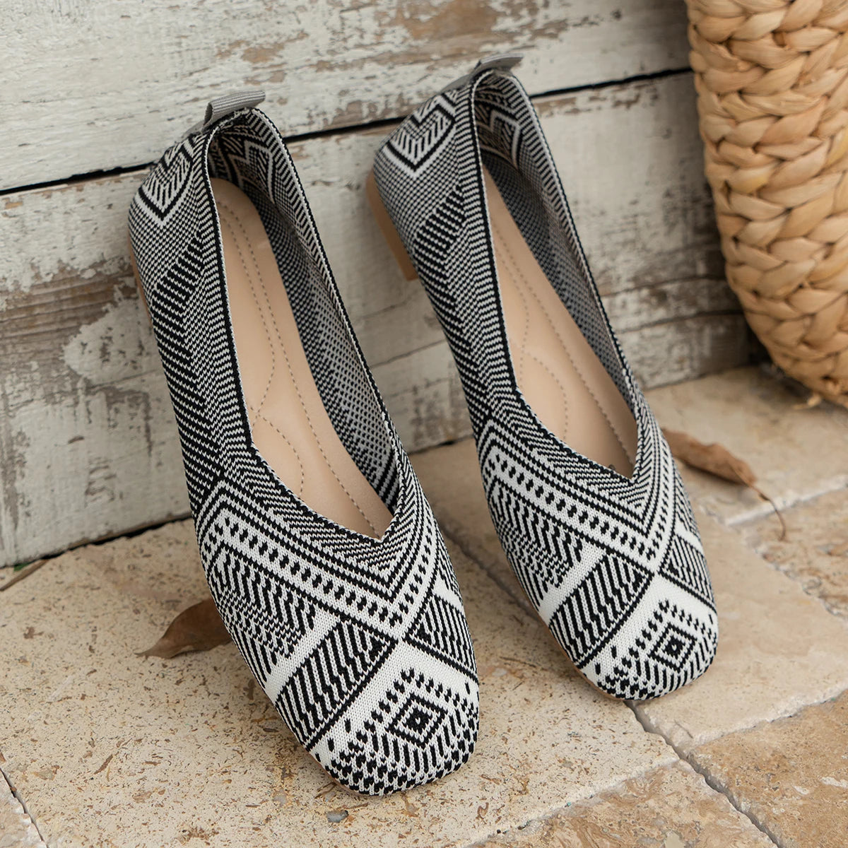 SAIDE™ | S95 SHOES - MINIMALIST SQUARE-TOE FLAT SLIP-ON SHOES