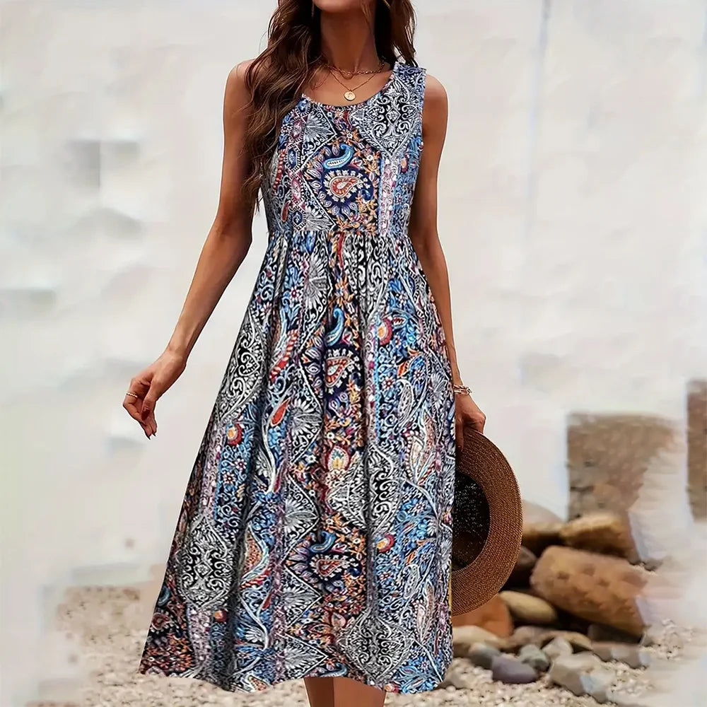 SAIDE™ | S173 DRESS - ELEGANT MAXI DRESS