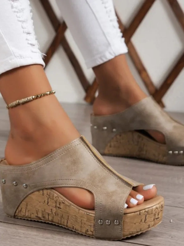 SAIDE™ | S41 SANDALS - ELEGANT WEDGE SANDALS