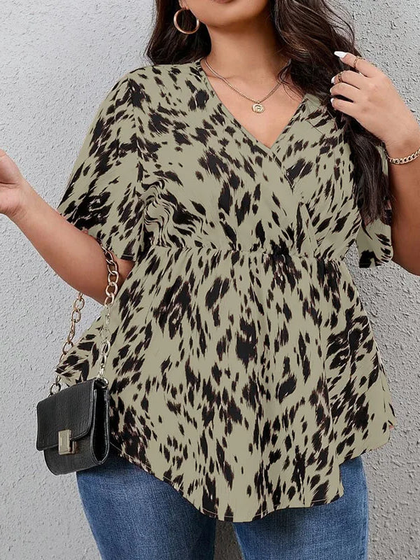 SAIDE™ | S195 TOP - PLUS SIZE CASUAL TOP