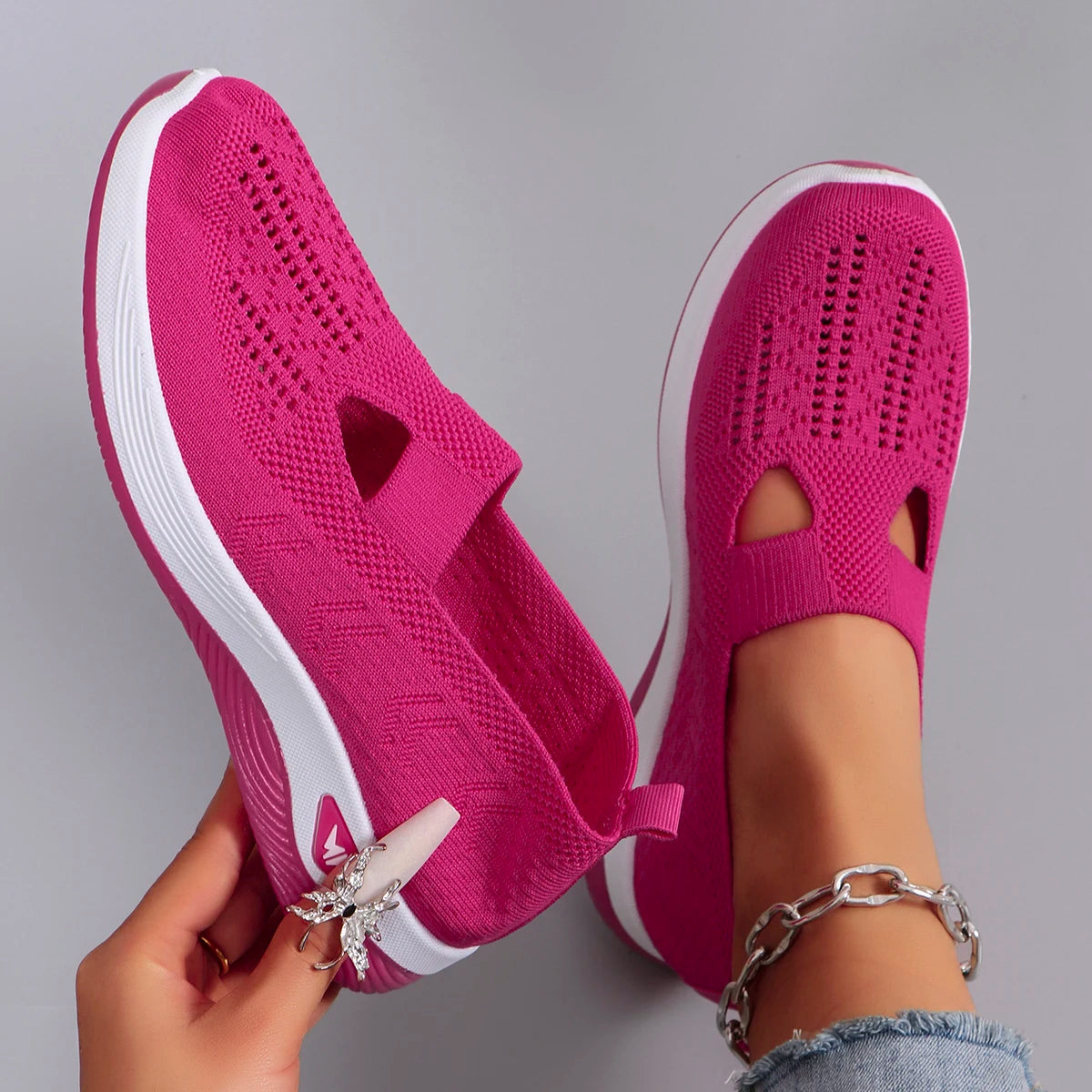 SAIDE™ | S94 SHOES - WOMEN'S SUMMER BREATHABLE MESH FLAT CASUAL SNEAKERS