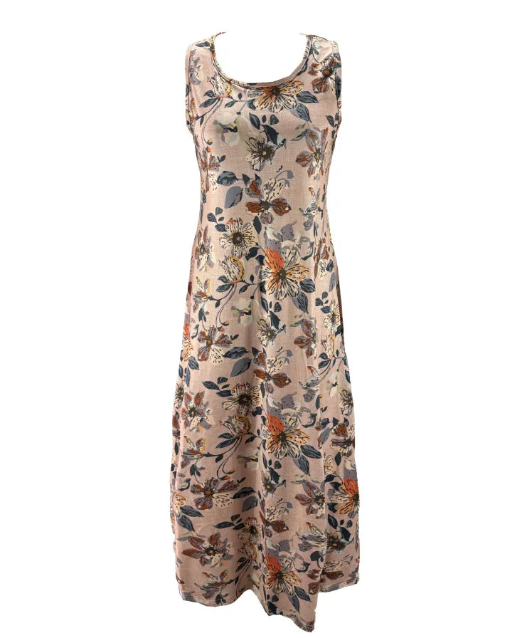 SAIDE™ | S3 FLORAL DRESS - ELEGANT A-LINE SUMMER DRESS