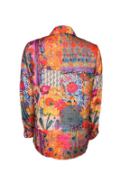 SAIDE™ | S184 TOP - RETRO BOHEMIAN FLORAL LONG SLEEVE CARDIGAN SHIRT
