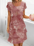SAIDE™ | S140 DRESS - 3D PRINT CHIFFON PARTY DRESS