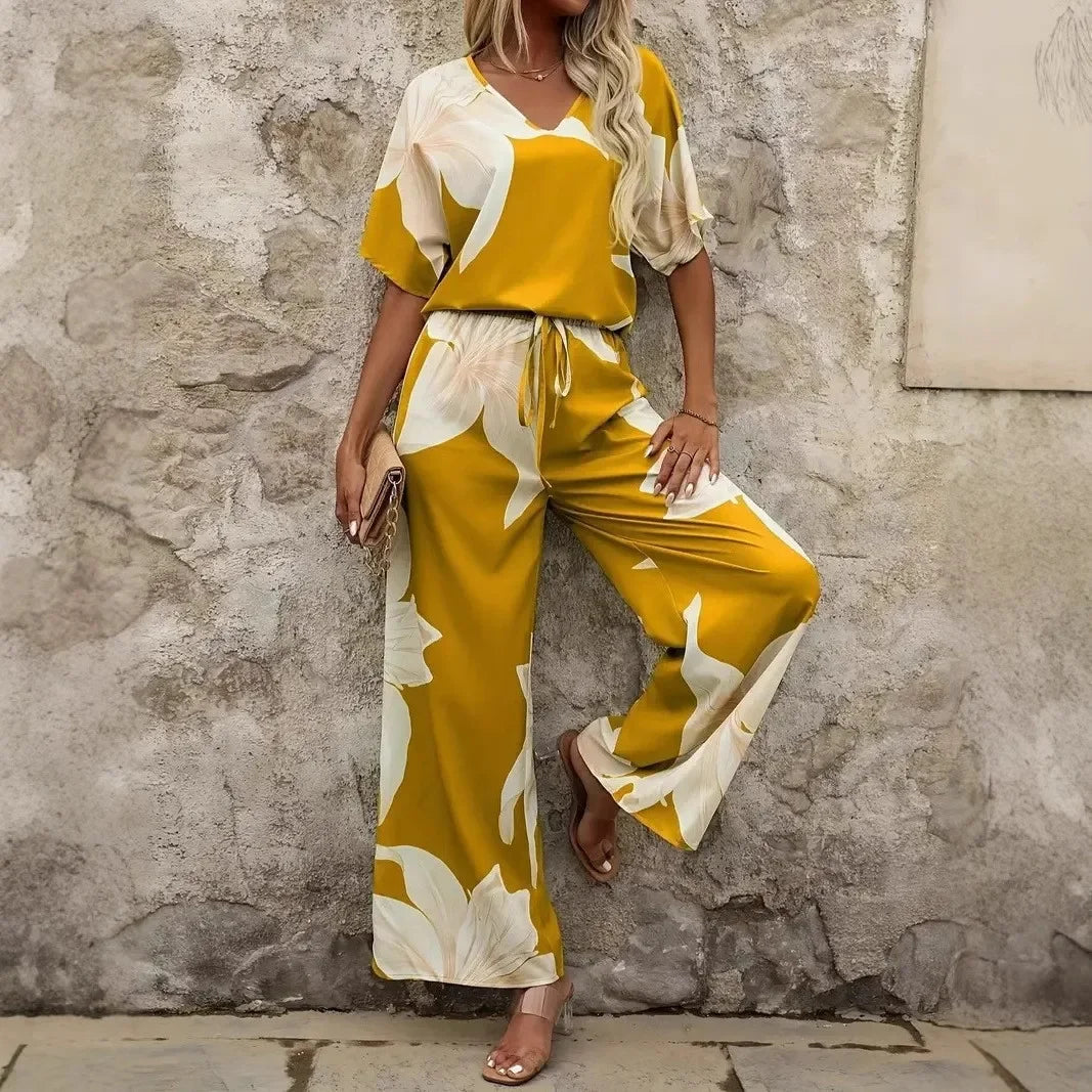 SAIDE™ | S9 TWO PIECE SET - BATWING SLEEVE TOP AND PANTS