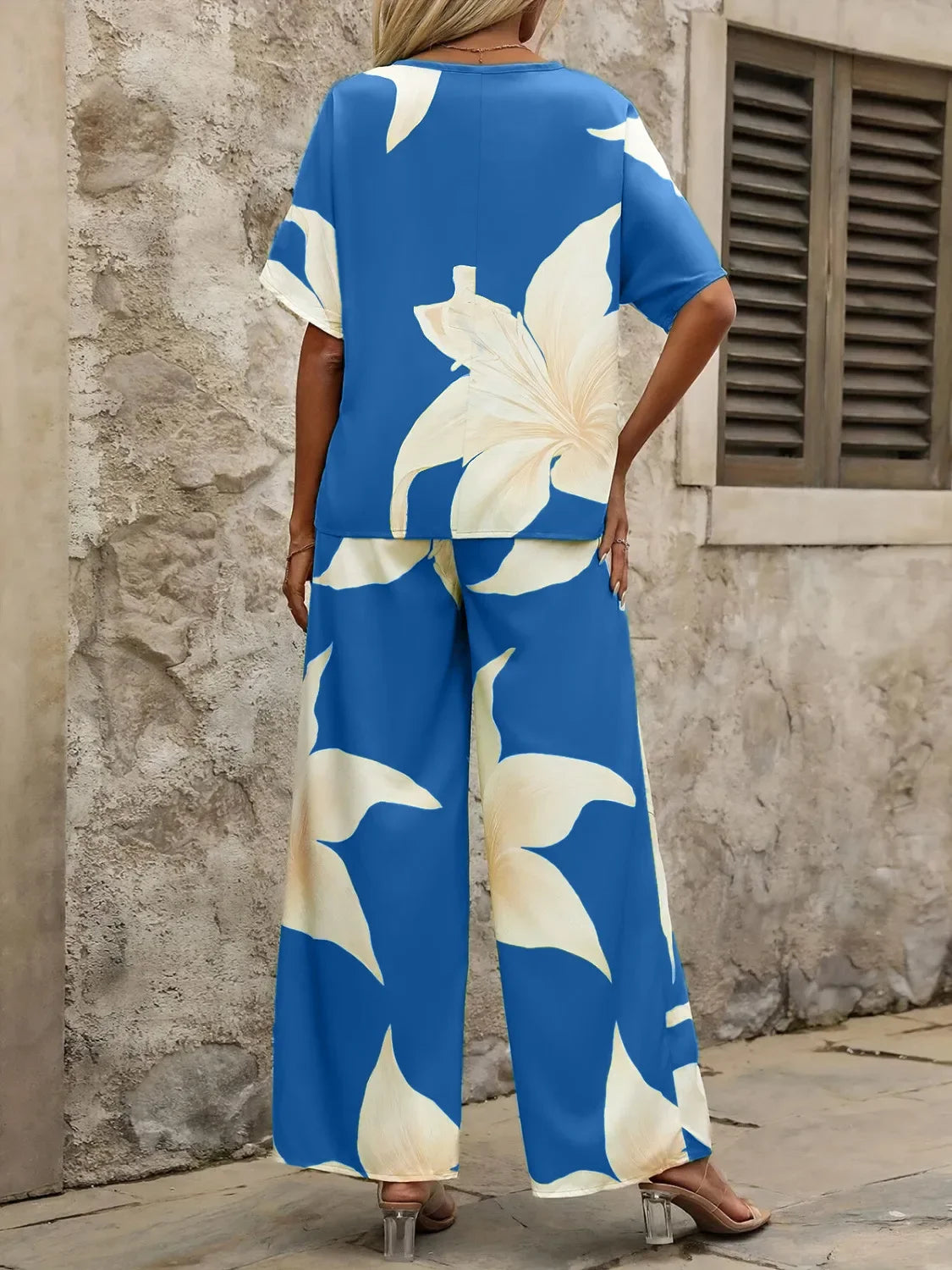 SAIDE™ | S9 TWO PIECE SET - BATWING SLEEVE TOP AND PANTS