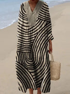 SAIDE™ | S177 DRESS - ELEGANT MAXI DRESS