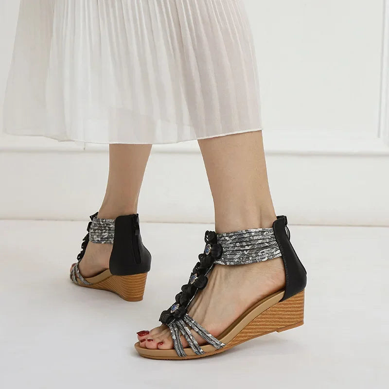 SAIDE™ | S32 SANDALS - FASHION PLATFORM WEDGE SANDALS