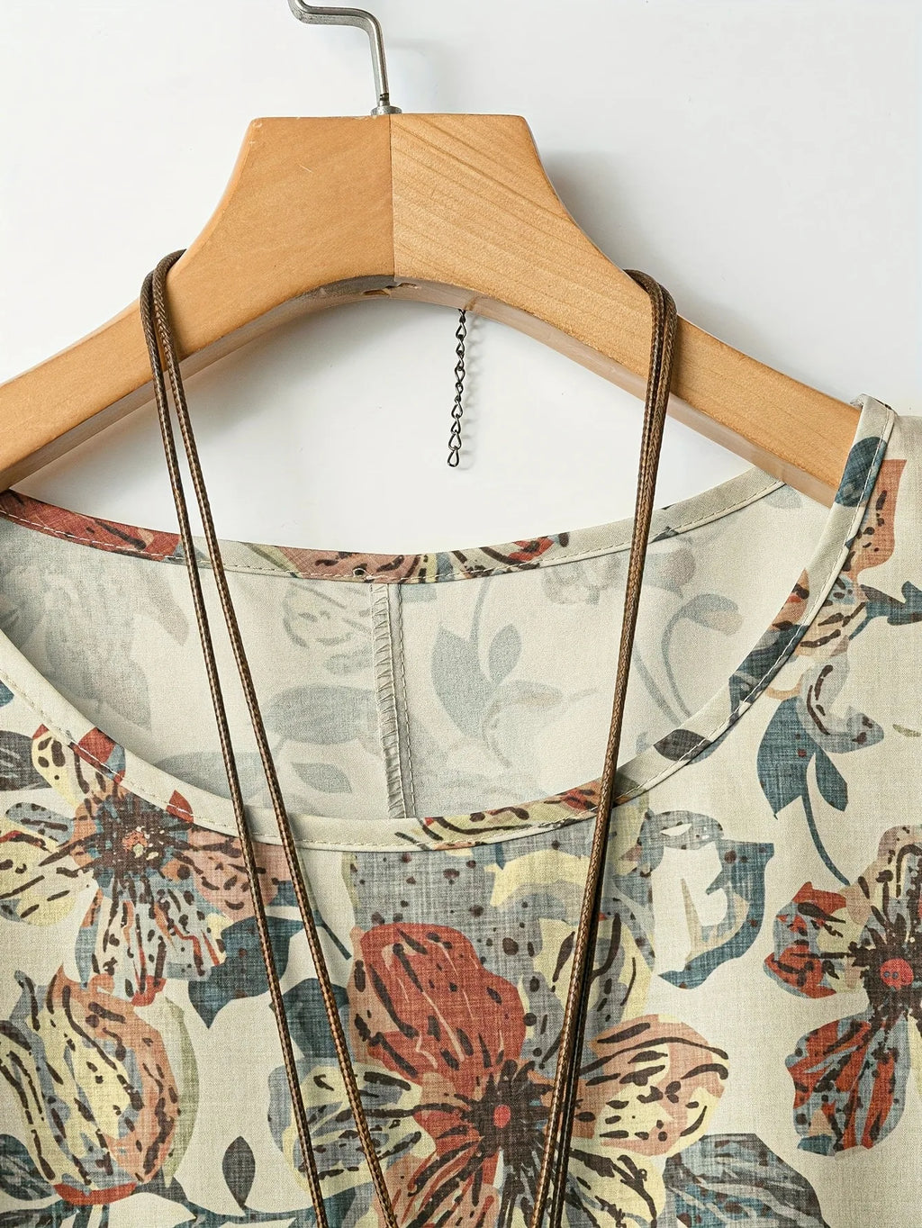 SAIDE™ | S6 TWO PIECE SET - FLORAL PRINT BLOUSE AND WIDE LEG PANTS
