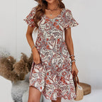 SAIDE™ | S152 DRESS - PLUS SIZE ELEGANT A-LINE MAXI DRESS