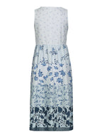 SAIDE™ | S106 DRESS - PLUS SIZE FLORAL SLEEVELESS BOHEMIAN BEACH DRESS