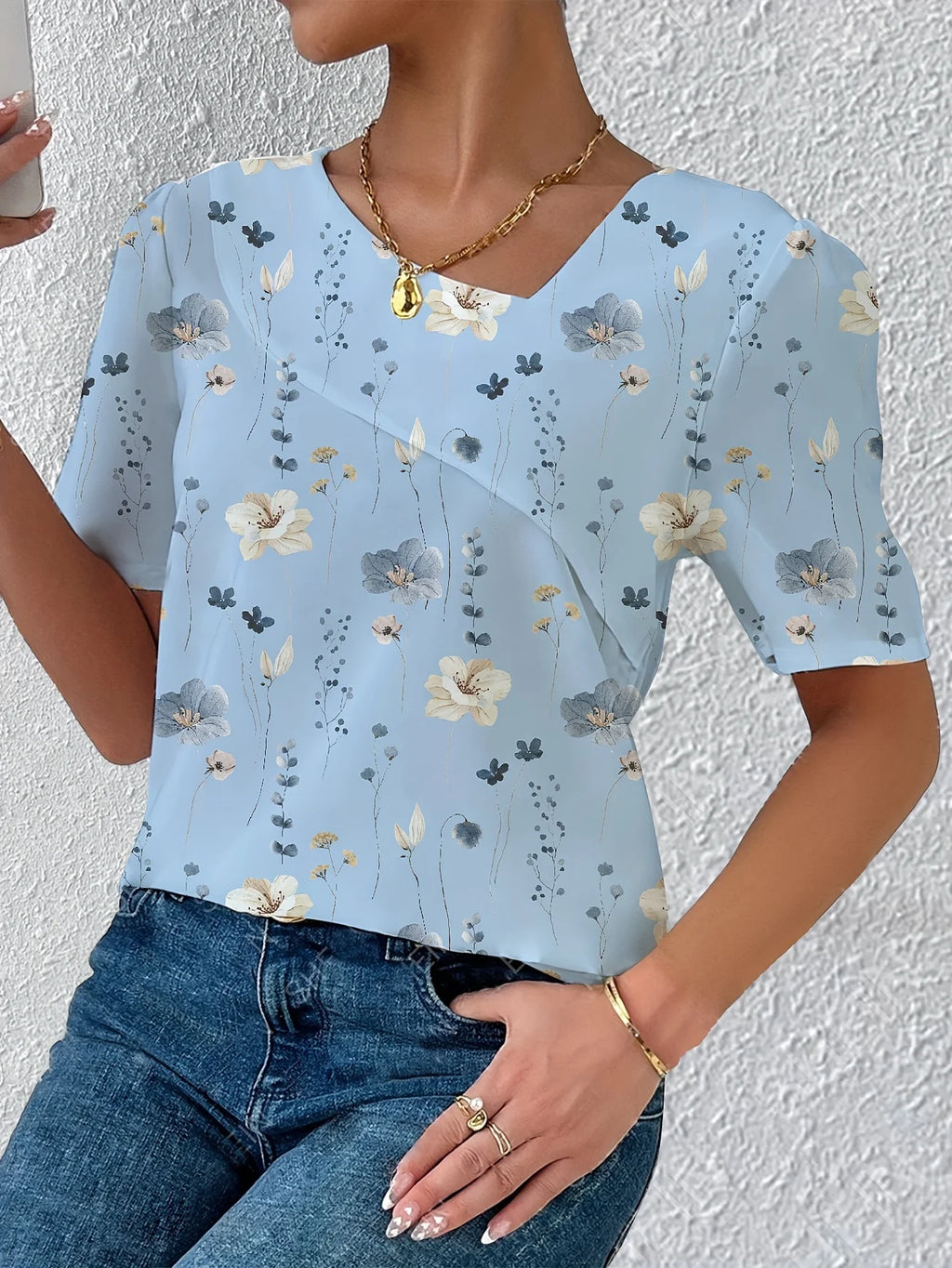 SAIDE™ | S96 BLOUSE - ELEGANT LOOSE FASHION TEMPERAMENT LONG SLEEVE PRINTED SHIRT