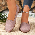 SAIDE™ | S104 SHOES - RETRO ROUND TOE SOFT FLAT LOAFERS