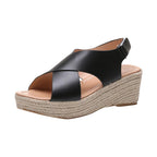 SAIDE™ | S158 SANDALS - MINIMALIST WEDGE PLATFORM SANDALS