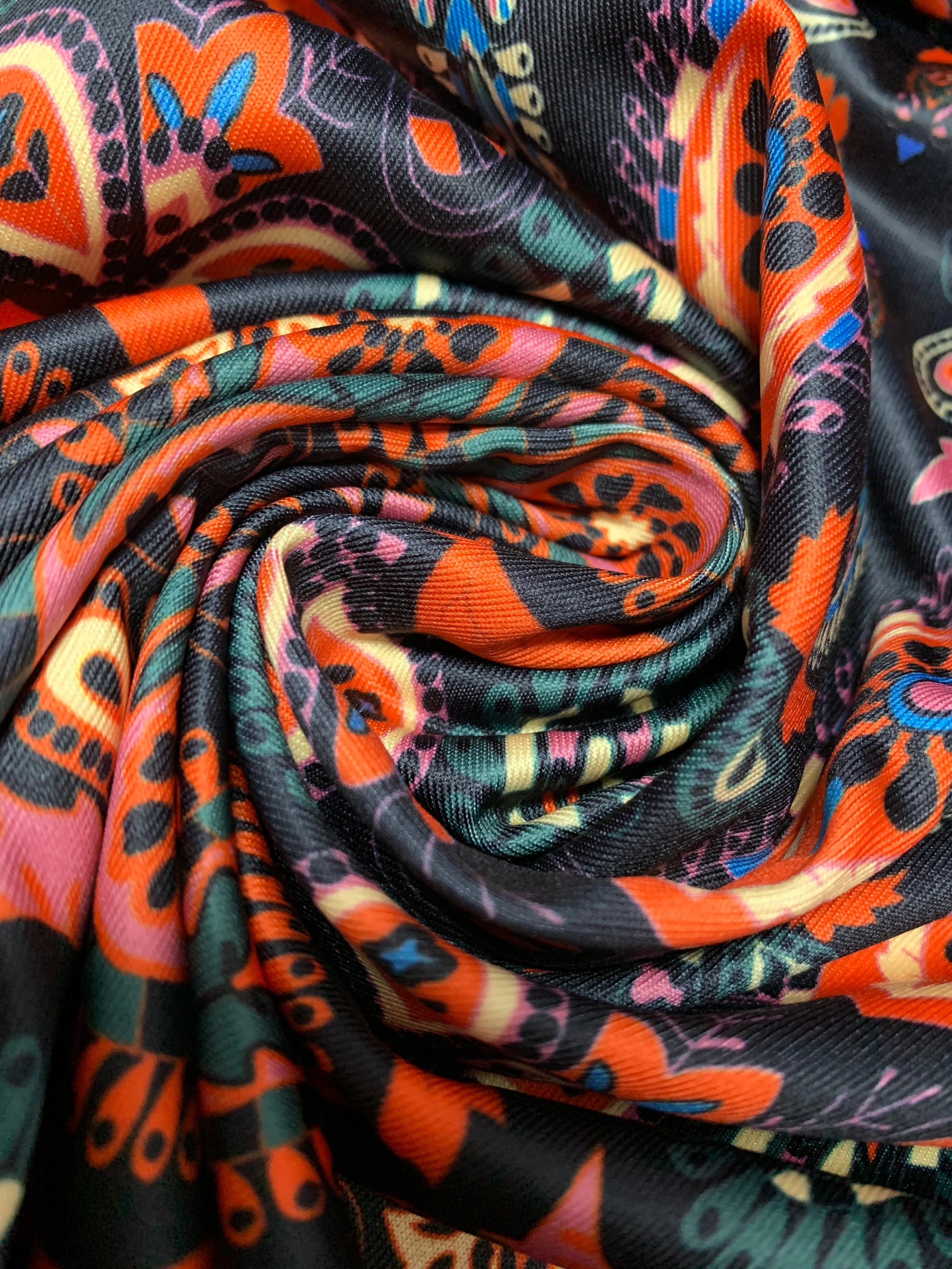 SAIDE™ | S45 DRESS - VINTAGE ALL-OVER PRINT SLEEVELESS OFF-SHOULDER SUNDRESS