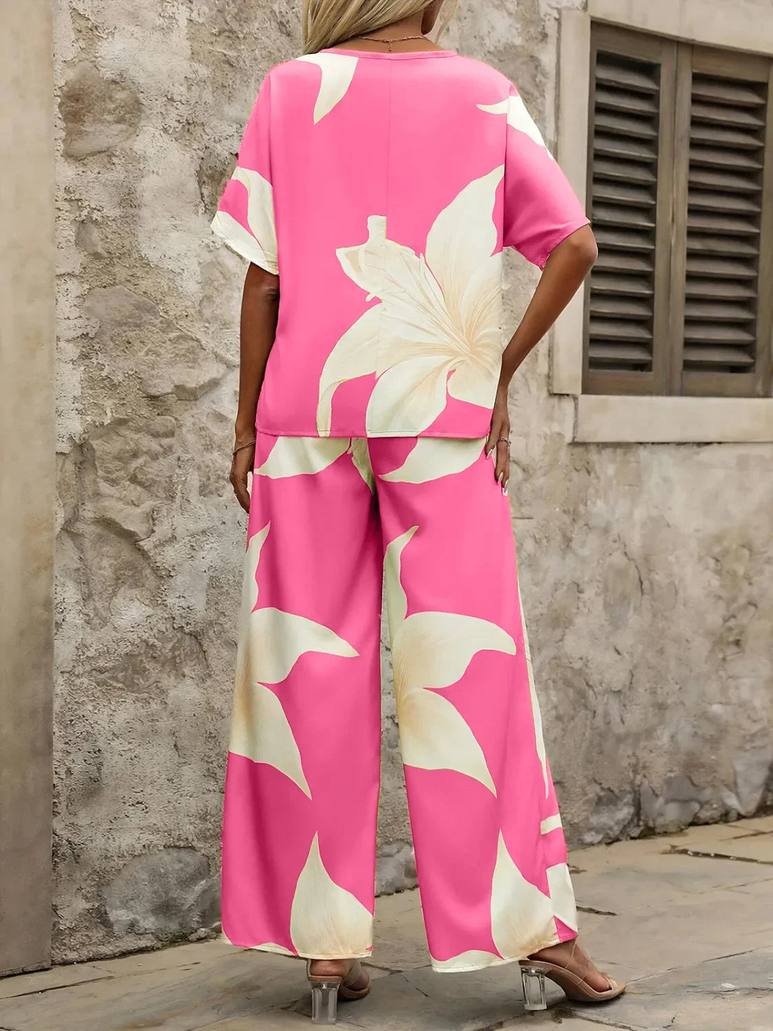 SAIDE™ | S9 TWO PIECE SET - BATWING SLEEVE TOP AND PANTS