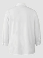 SAIDE™ | S169 SHIRT - LEOPARD PRINT POCKET BUTTON-UP BLOUSE