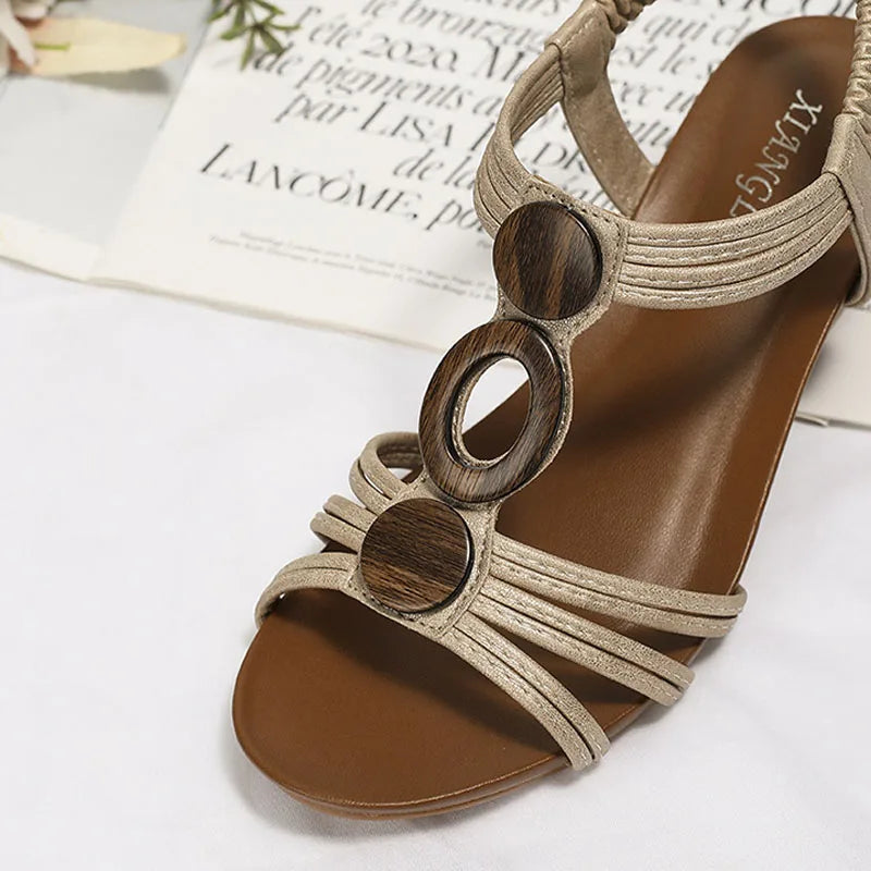 SAIDE™ | S29 SANDALS - VINTAGE BOHEMIA GLADIATOR WEDGE SANDALS
