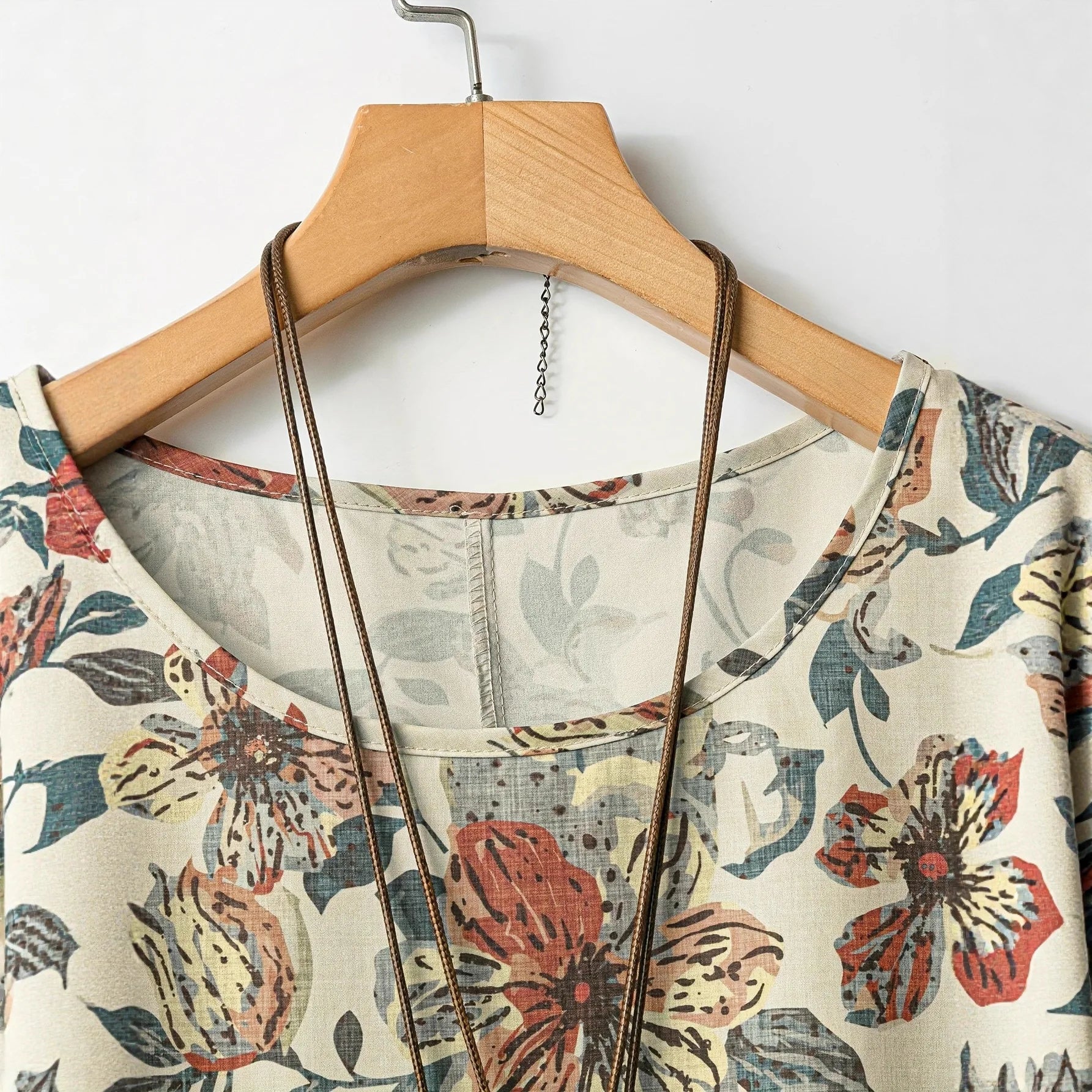 SAIDE™ | S6 TWO PIECE SET - FLORAL PRINT BLOUSE AND WIDE LEG PANTS