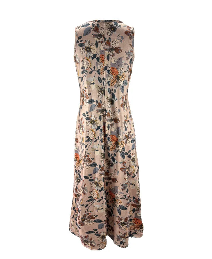 SAIDE™ | S3 FLORAL DRESS - ELEGANT A-LINE SUMMER DRESS