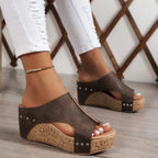 SAIDE™ | S41 SANDALS - ELEGANT WEDGE SANDALS