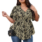 SAIDE™ | S195 TOP - PLUS SIZE CASUAL TOP