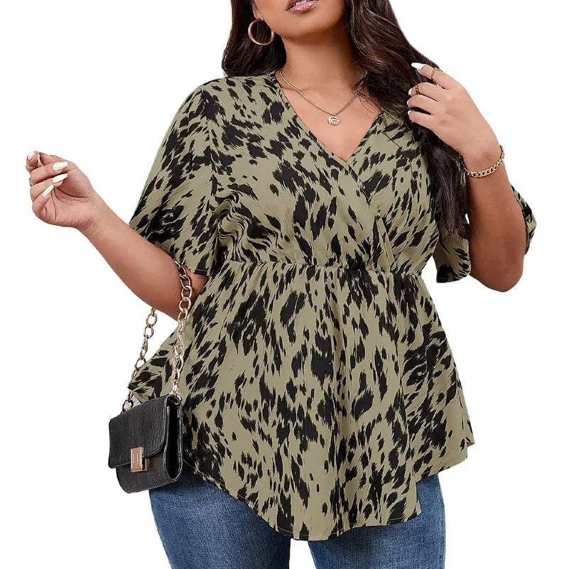 SAIDE™ | S195 TOP - PLUS SIZE CASUAL TOP