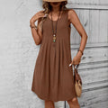 SAIDE™ | S15 DRESS - SLEEVELESS A-LINE MIDI DRESS