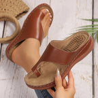 SAIDE™ | S51 SLIPPERS - SUMMER ROUND TOE FLAT BEACH SLIPPERS