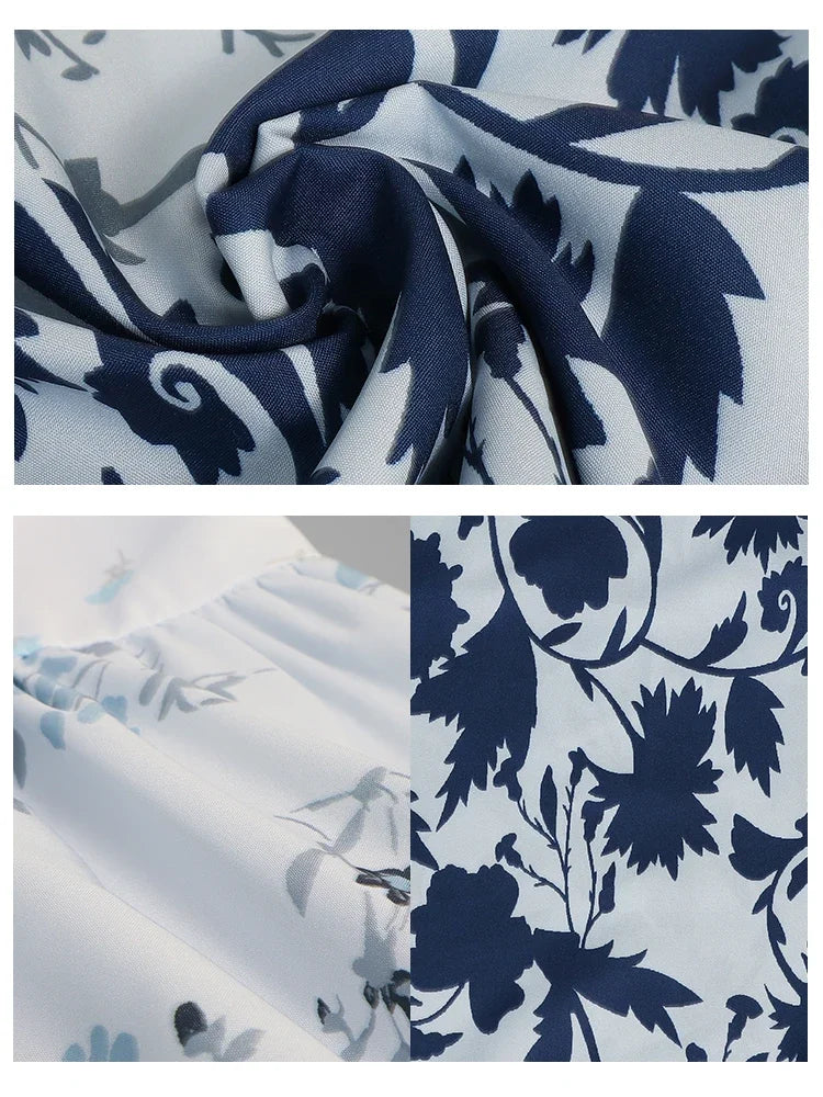 SAIDE™ | S106 DRESS - PLUS SIZE FLORAL SLEEVELESS BOHEMIAN BEACH DRESS