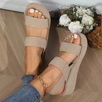 SAIDE™ | S159 SANDALS - LIGHTWEIGHT WEDGE SLINGBACK SANDALS