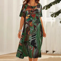 SAIDE™ | S141 DRESS - CASUAL PRINT LOOSE SUMMER DRESS