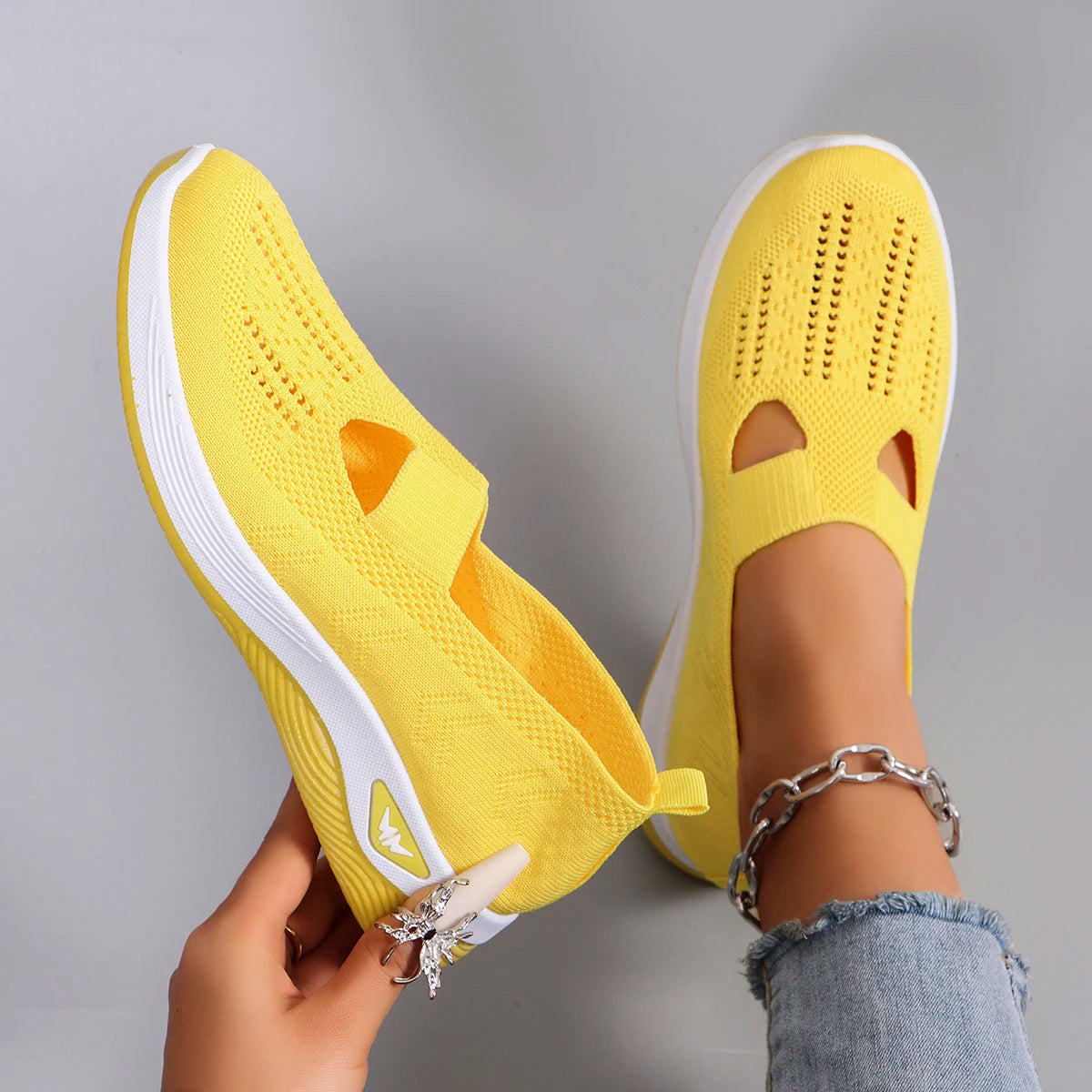 SAIDE™ | S94 SHOES - WOMEN'S SUMMER BREATHABLE MESH FLAT CASUAL SNEAKERS