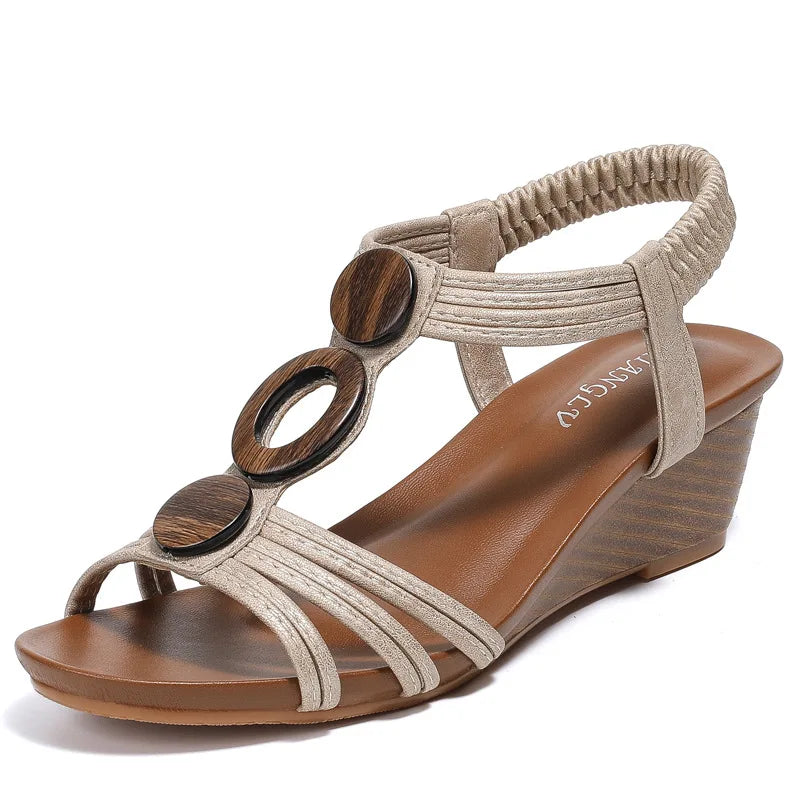 SAIDE™ | S29 SANDALS - VINTAGE BOHEMIA GLADIATOR WEDGE SANDALS